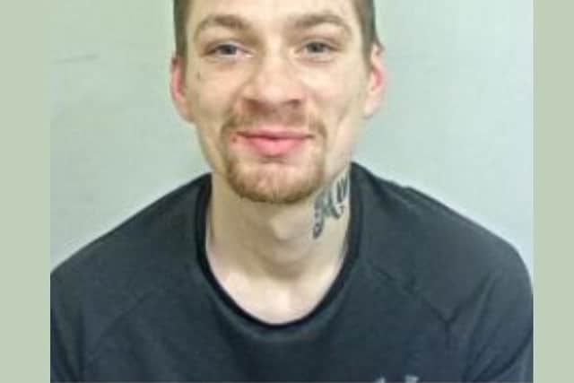 Jamie Carlisle, of Bowness Road, Ribbleton is wanted by police in connection with threats to damage property in Preston