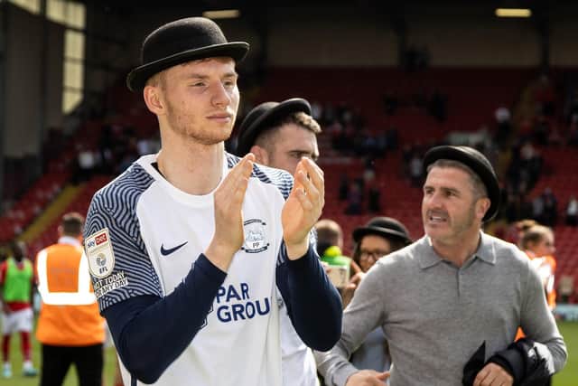 Sepp van den Berg, who got into the Gentry Day spirit, could play his last game for Preston North End against Middlesbrough