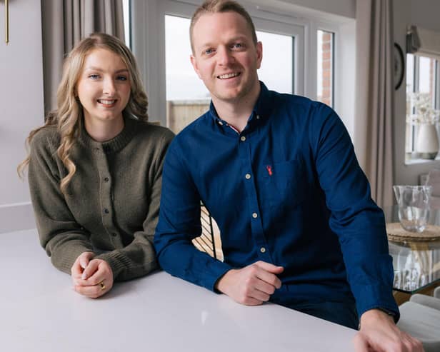 Anwyl homeowners Lauren Simpkin and Adam Lowe