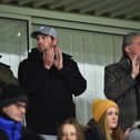 Chris Kirchner with agent Paul Stretford (left) and former Manchester City chief executive Garry Cook (right). Pic: Getty Images