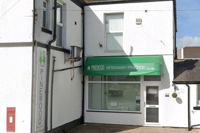 Pinewood Veterinary Practice on Leyland Lane, Leyland, has a rating of 4.6 out of 5 from 118 Google reviews