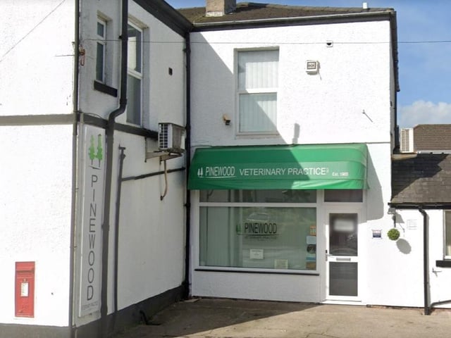 Pinewood Veterinary Practice on Leyland Lane, Leyland, has a rating of 4.6 out of 5 from 118 Google reviews