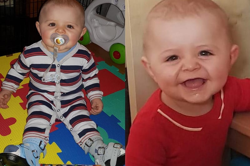 Reggie was born on April 27, 2020 with atypical unilateral left talipes. He's had weekly hospital appointments and an operation and mum Christina Jones said: "All of the hospital appointments have been hard to do alone, especially his operation day, but the staff at Manchester Royal have been amazing!"