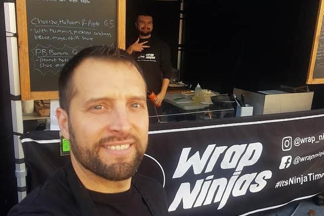 Rob Fenton is aiming to make Wrap Ninjas as sustainable as possible.
