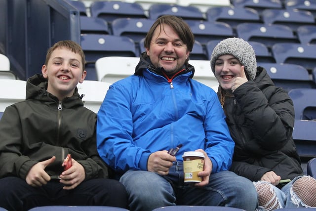 A family of North Enders get ready for the Blackpool game