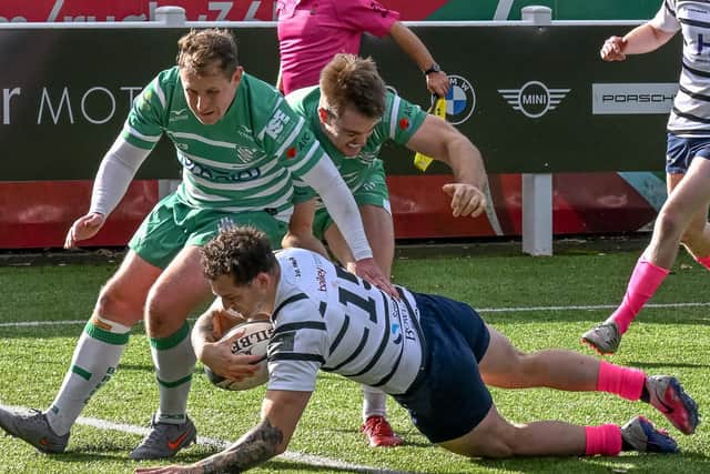 Hoppers ran in seven tries against Billingham (photo: Mike Craig)