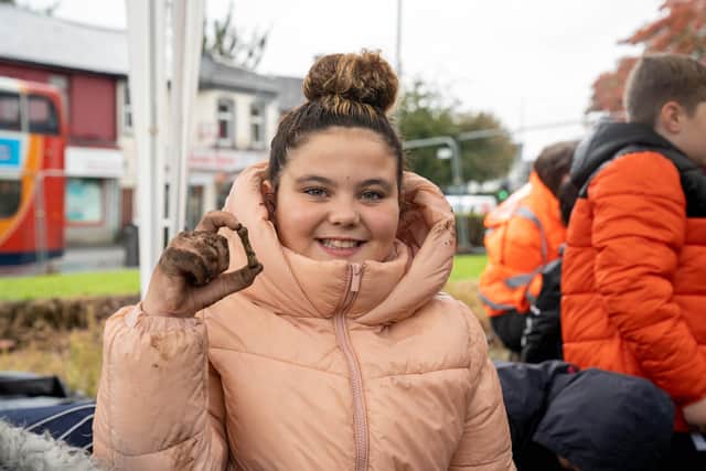 Year 6 Fulwood and Cadley Primary School pupil Remae with a find