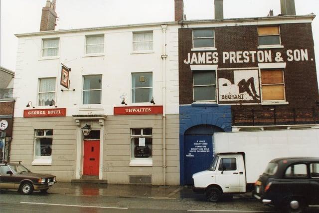 Although this pub was known as the George for many years, from late 1998 until its closure in 2001 it was known as the Shepherd's Arms.