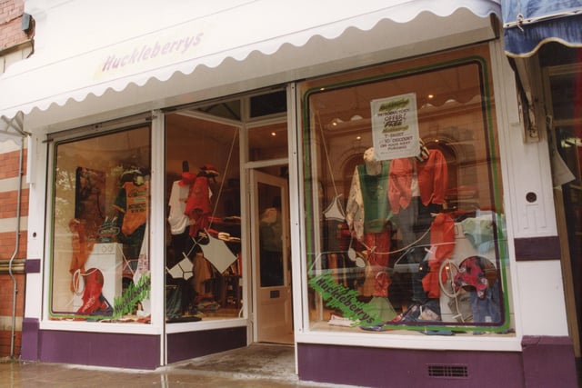Huckleberrys was an independent clothing shop specialising in casual but chic clothes - often from unusual labels. It quickly established itself as a number shop for trendsetters