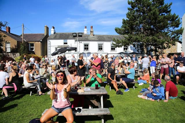 Festival-goers enjoying themselves at a past Morecambe Music Festival. Photo: Mike Jackson.