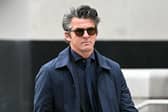 Former footballer Joey Barton arrives at Liverpool Crown Court on August 27 2024, accused of an offence of malicious communications relating to tweets he made in January that year (Picture: Paul Ellis/AFP)