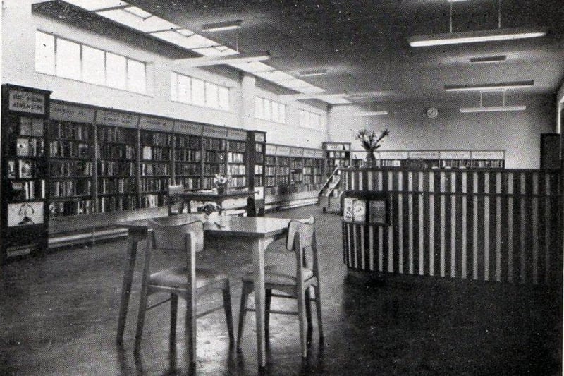 The Ribbleton Branch Library, Preston on opening Day, March 29th 1954