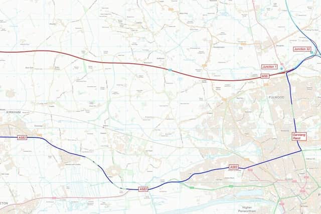 Motorists are advised to plan journeys ahead and follow the signed diversion via the A583 between Preston and Blackpool