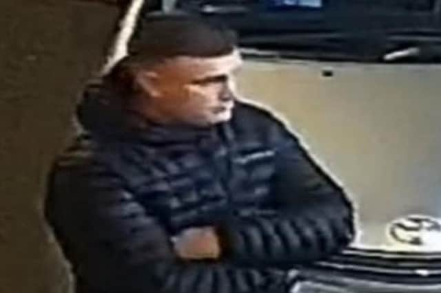Do you recognise this man? Police want to speak to him following a serious assault in King Street, Whalley (Credit: Lancashire Police)