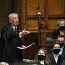 Speaker Sir Lindsay Hoyle during Prime Minister's Questions at the House of Commons