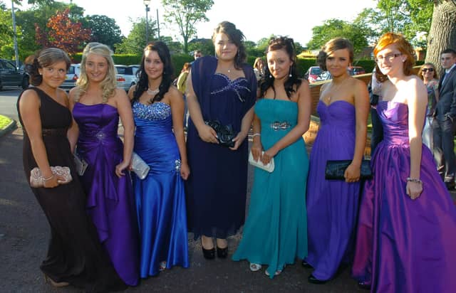 Corpus Christi girls arrive for the Prom Night at Barton Grange Hotel
