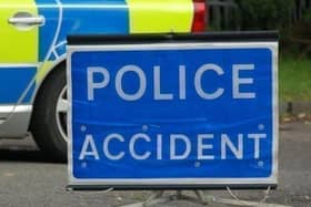 Two people, including a child, have been taken to hospital following a crash on the M65 last night.