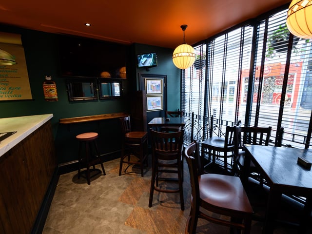 The welcoming interior.