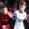 Morecambe striker Ged Garner is in line to feature at Accrington Stanley before sitting out Monday's game with parent club Barrow AFC Picture: Ben Roberts/Getty Images