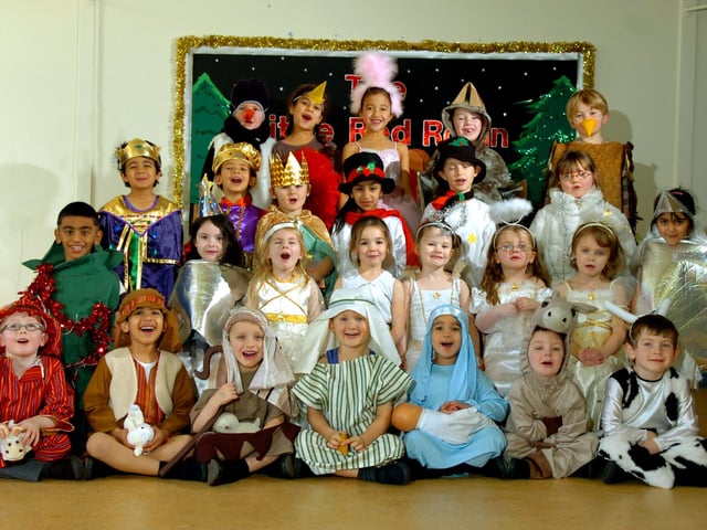 Children in costume for their traditional nativity play at Fulwood and Cadley Primary School back in 2008