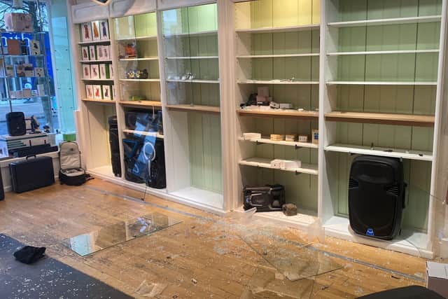 The shelves of Repair 'n Go were left almost bare after an early hours burglary back in January