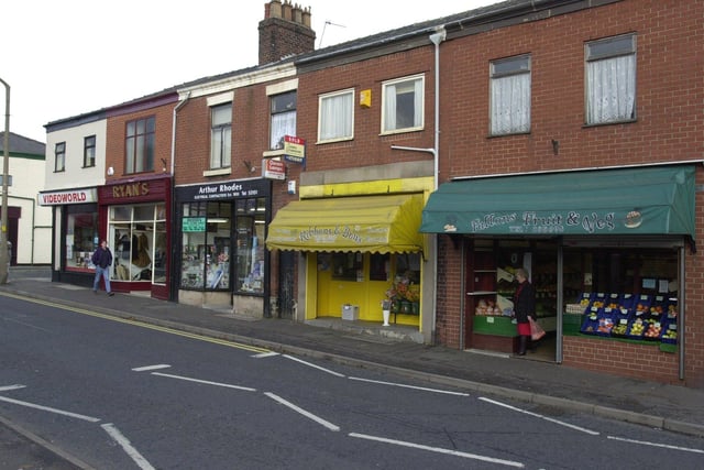 The shops on Plungington Road were varied