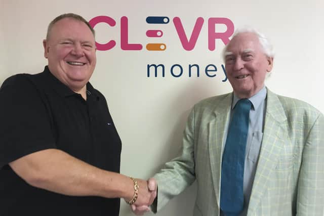 CLEVR Money_Ron Bell OBE with Coun David Owen