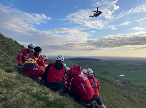 The injured paraglider was winched into a Coastguard helicopter and flown to Fulwood Barracks before being transported by ambulance to Royal Preston Hospital.