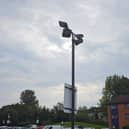 The problem lighting at the Holiday Inn Express at Walton Summit (image: SHD Lighting Consultancy Limited, via South Ribble Borough Councilk planning portal)