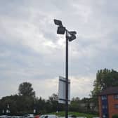 The problem lighting at the Holiday Inn Express at Walton Summit (image: SHD Lighting Consultancy Limited, via South Ribble Borough Councilk planning portal)