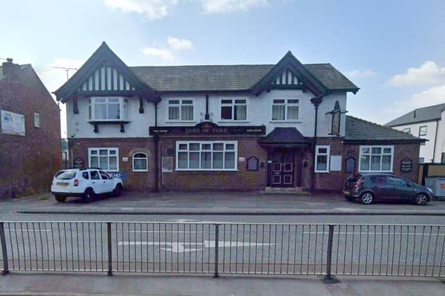 Fourteen bedsits will be created across the ground and basement floors of the former Duke of York pub in Chorley - but are they big enough? (image: Google)