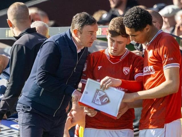 Morecambe manager Derek Adams Picture: Morecambe FC