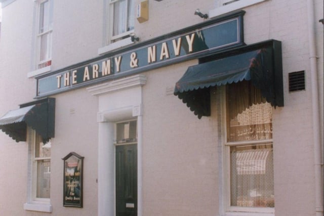 The Army and Navy pub on Meadow Street was another popular one on the pub crawl circuit