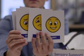 Emotion cards.