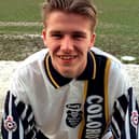 David Beckham during his PNE days 