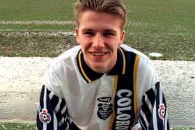 David Beckham during his PNE days 