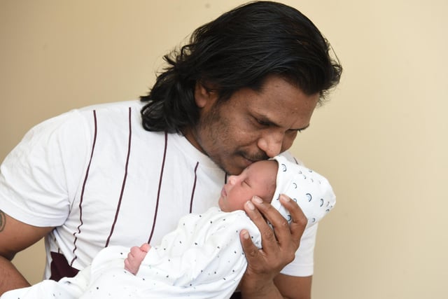 Nirvan Cheedalla, born on June 3 at 7.33am weighing 6lb 8oz, to parents Kishore and Kumar Cheedalla