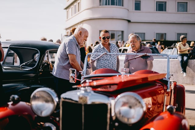 Classic cars were a big attraction at Vintage by the Sea curated by Deco Publique.