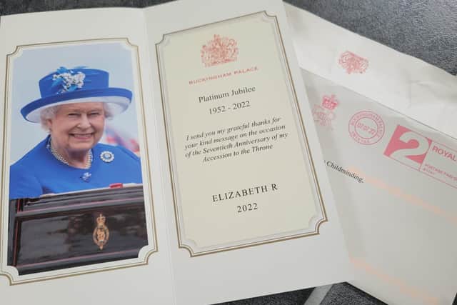 The Queen's letter