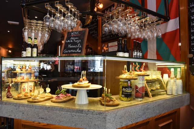 A selection of tasty snacks on offer at Bar Pintxos in Preston