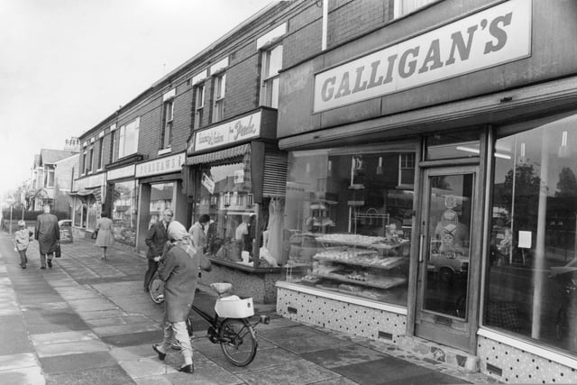 Lane Ends has always been popular for its many bakeries and this photo, from 1975, shows a couple of them