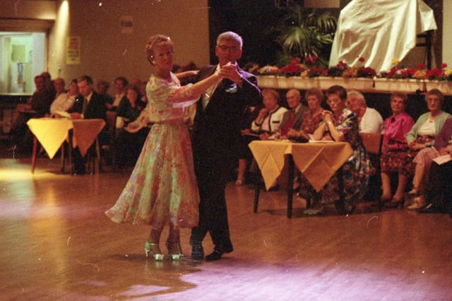 Top dancers from across Europe - along with some homegrown talent - were in Southport for a major dance festival. The Southport Easter Dance Festival was considered to be one of the most prestigious festivals in the UK. More than 800 amateur and professional dancers took part in the four-day event at the Floral Hall on the Promenade. Pictured are George Harris and Jean Taylor from Morecambe in the Inventive Dance competition