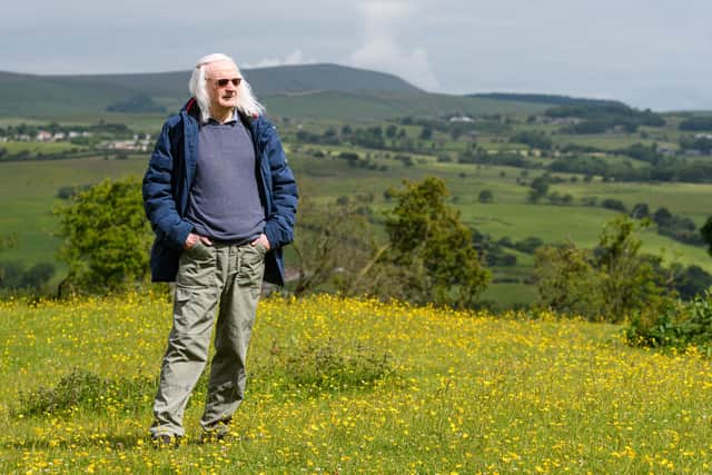 Historian Roger Frost at the location of the former Ightenhill Manor House in Burnley. Photo: Kelvin Stuttard