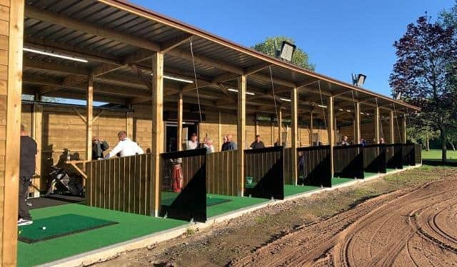 The new driving range at Duxbury Park