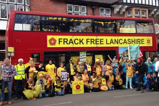 Frack Free Lancashire campaigners