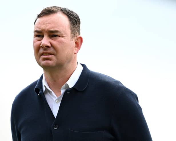 Morecambe manager Derek Adams Photo: Gareth Copley/Getty Images