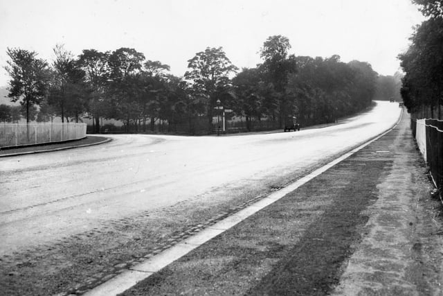 This road is totally unrecognisable to how it looks today - it's Penwortham Hill at the Leyland Road corner. The image was taken all the way back in 1932