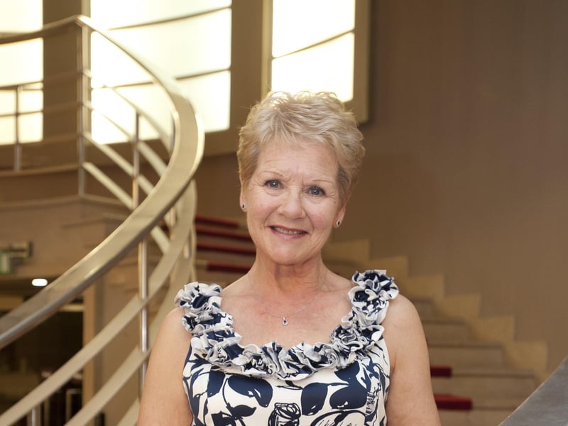 Dianne Parker from Lytham St Annes at a Miss Great Britain 1968 reunion at The Midland Hotel in Morecambe, in 2013.