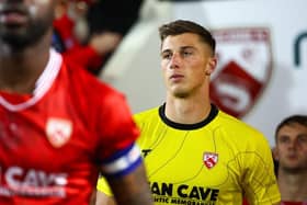 Stuart Moore is in line to return for the Shrimps tomorrow Picture: Morecambe FC