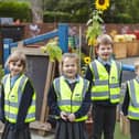 For Walk to School month,  Miller Homes, has donated high-vis vests to pupils at Kirkland & Catterall St.Helens Church of England Primary School.
